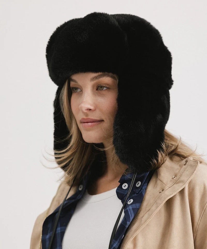 Must have Gigi vegan fur hat Logan Faux Fur Trapper Hat main image 3